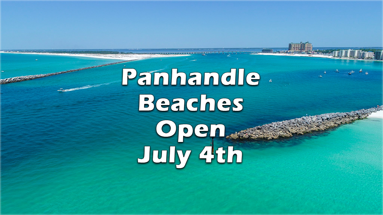 Panhandle Beaches are Open July 4th Featured Image