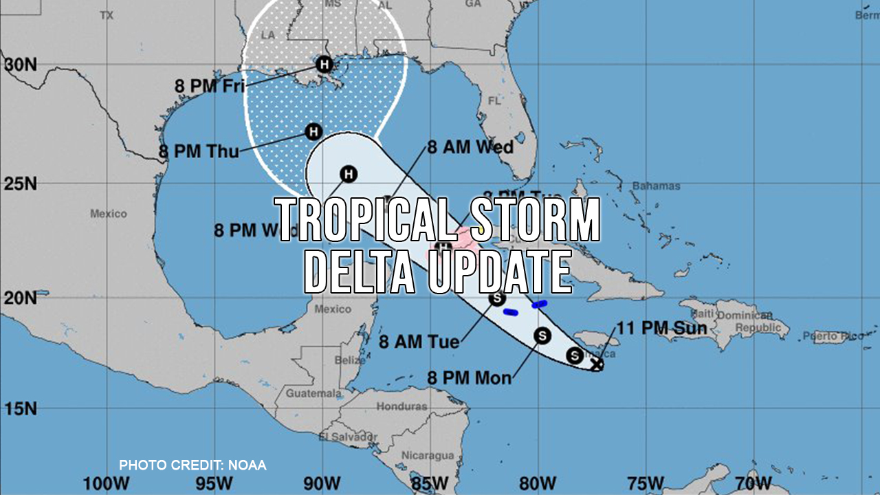 Tropical Storm Delta Update Featured Image