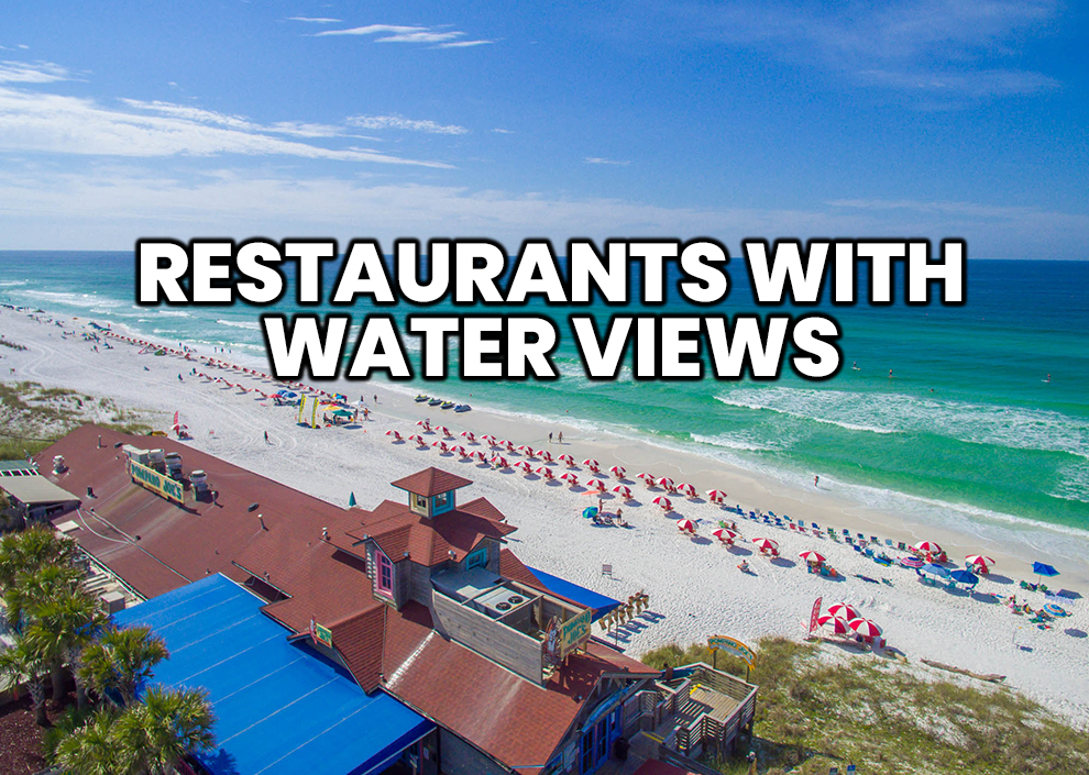 Ten recommended restaurants with water views in Destin, Florida Featured Image