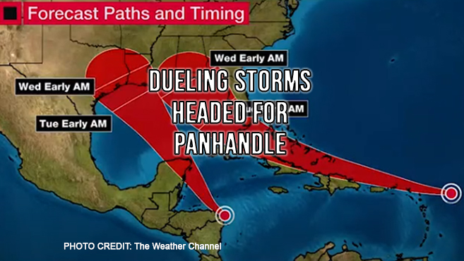 Dueling Storms Headed for Panhandle Featured Image