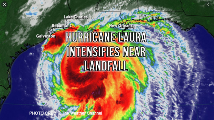 Hurricane Laura Intensifies Near Landfall Featured Image