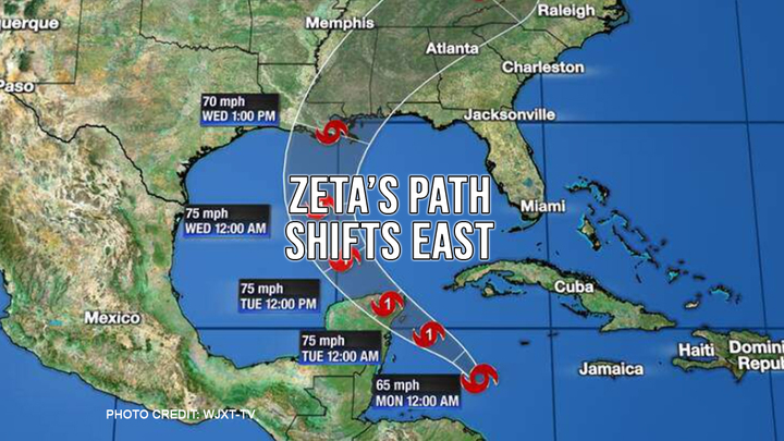 Zeta’s Path Shifts East Featured Image