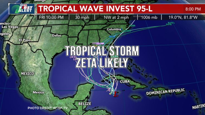 Tropical Storm Zeta Likely Featured Image