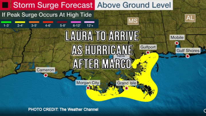 Laura to Arrive as Hurricane After Marco  Featured Image